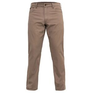 Noble Outfitters Men's Flex 5-Pocket‎ Twill Work Pants #18450 - Dark Khaki 42x34